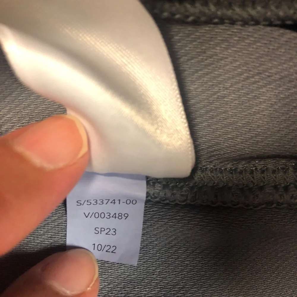 Athleta Women Farallon Straight Leg Pants Pull On Coastline Blue (Gray) Size M/P - Picture 9 of 9